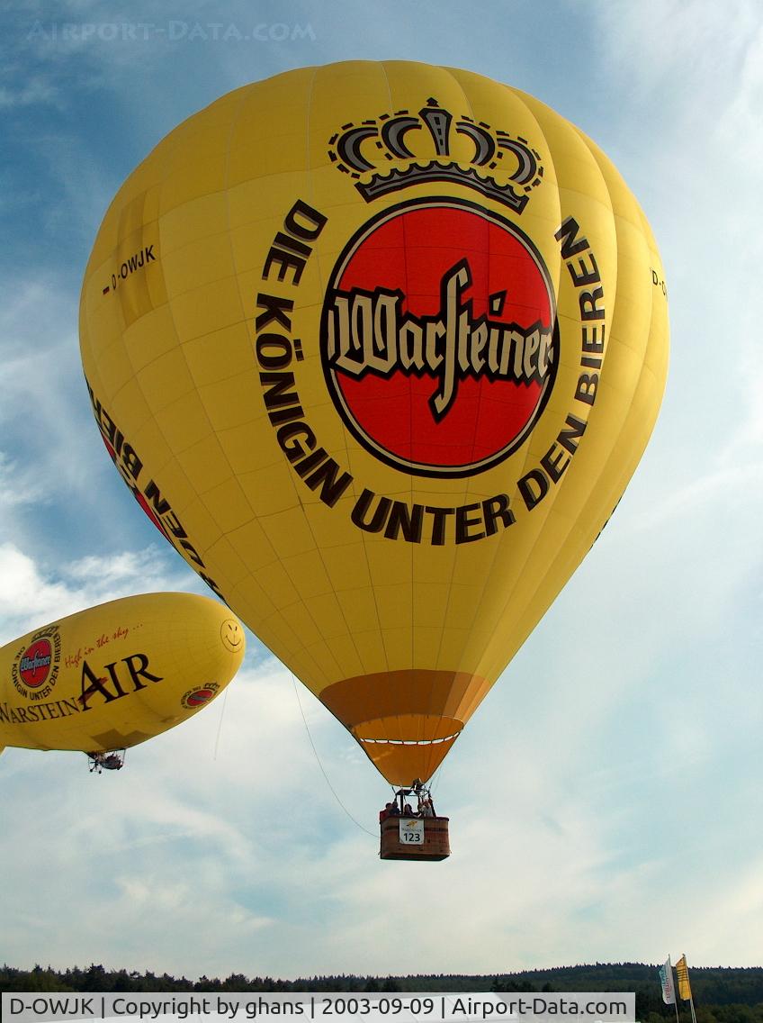 D-OWJK, 2002 Ultra Magic M-160 C/N 160/32, WIM 2003
