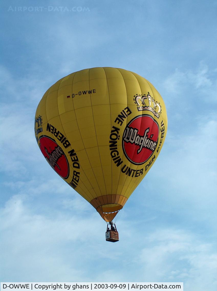D-OWWE, 1994 Colt Balloons Ltd COLT 105A C/N 2583, WIM 2003