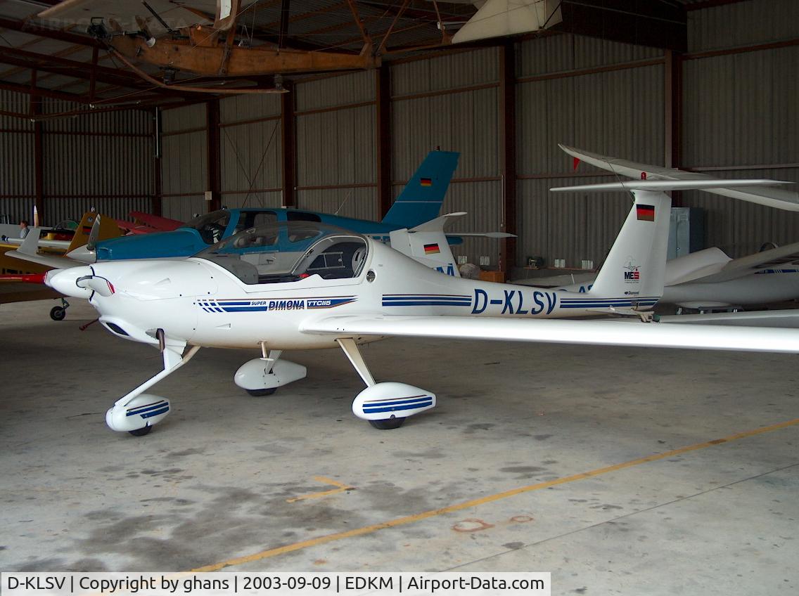 D-KLSV, Diamond HK-36TTC 115 Super Dimona C/N 36660, Inside hangar