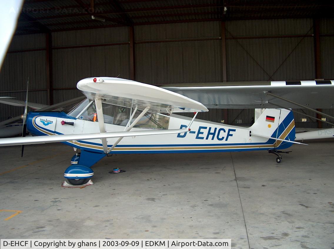D-EHCF, 1954 Piper PA-18-95 Super Cub C/N 18-3190, Inside hangar