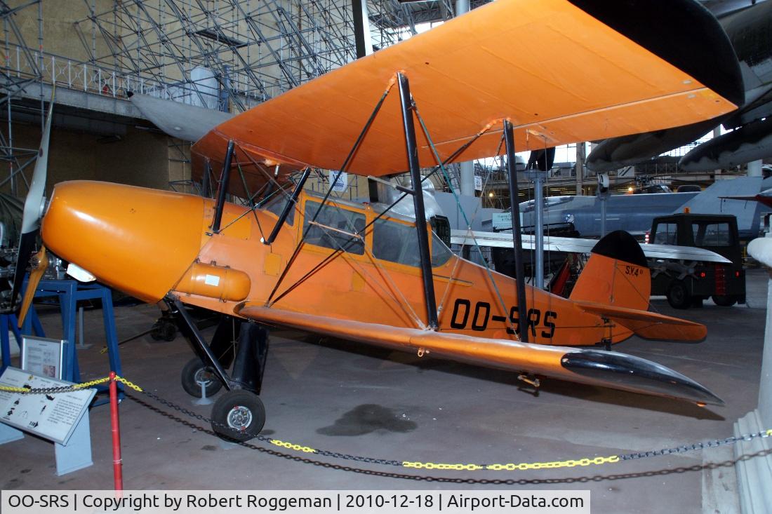 OO-SRS, Stampe-Vertongen SV-4D C/N 1208, Stampe-Vertongen SV-4D.Preserved Brussels Air Museum.
