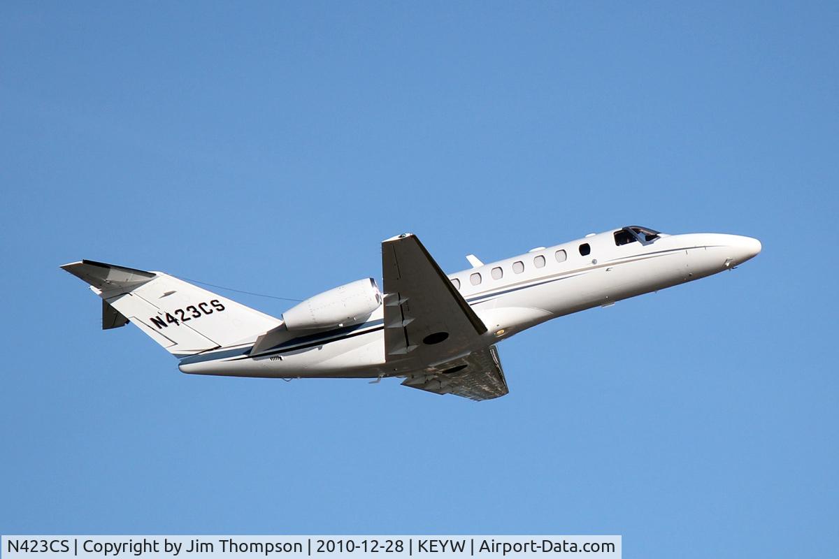 N423CS, 2006 Cessna 525B C/N 525B0121, Departing Key West Intl (KEYW) on Runway 9