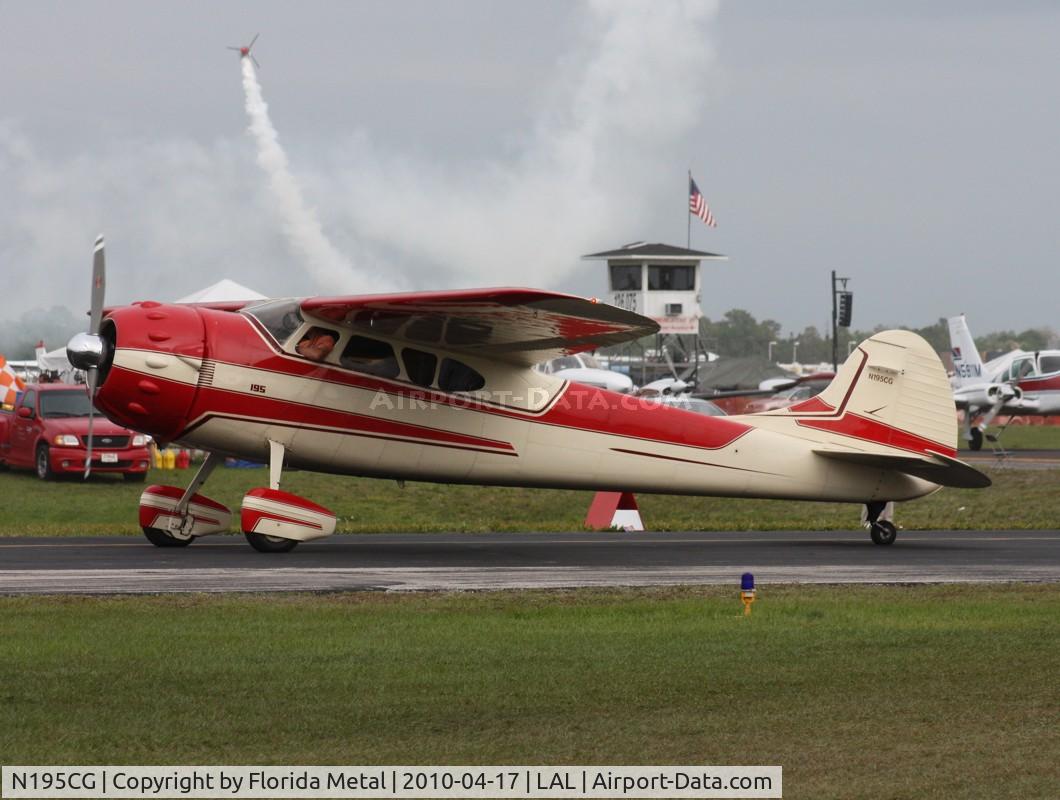 N195CG, 1953 Cessna 195 C/N 16120, Cessna 195