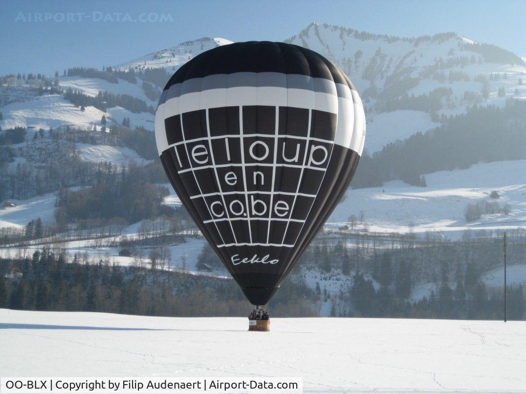 OO-BLX, Ultra Magic M-145 C/N 1145/13 (2), Picture in Chateau d'Oex, one of the first flights of the balloon
