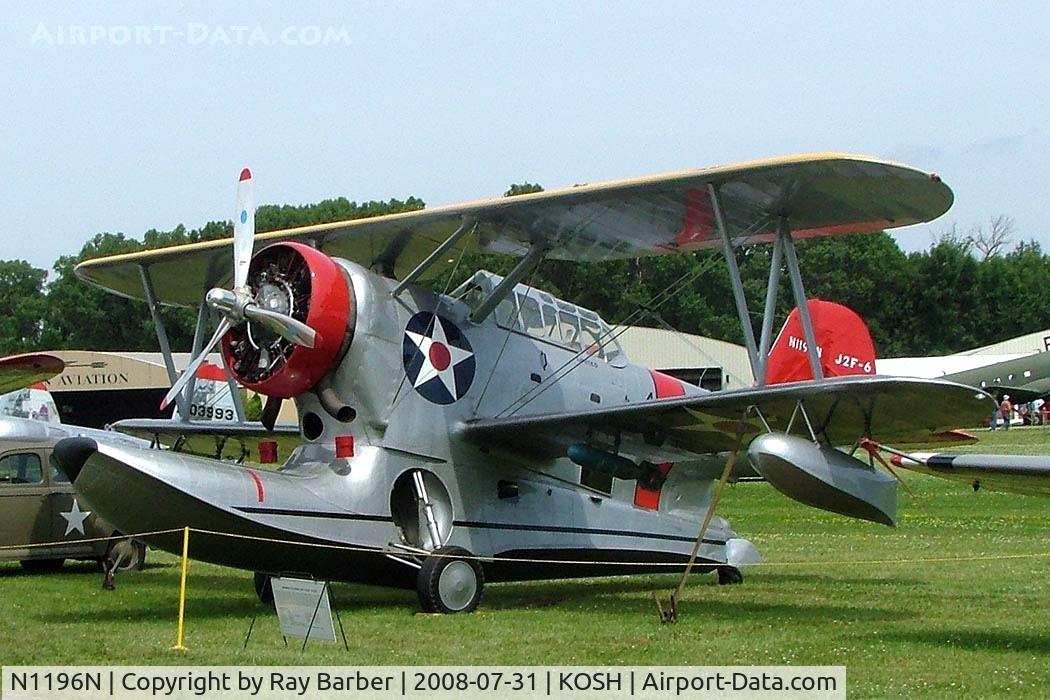N1196N, 1944 Grumman J2F-6 Duck C/N 36976, Grumman J2F-6 Duck [Unknown] Oshkosh~N 31/07/2008.