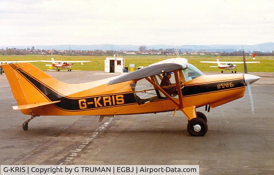 G-KRIS, 1981 Maule M-5-235C Lunar Rocket C/N 7357C, Taxying out at Staverton in the 1980s