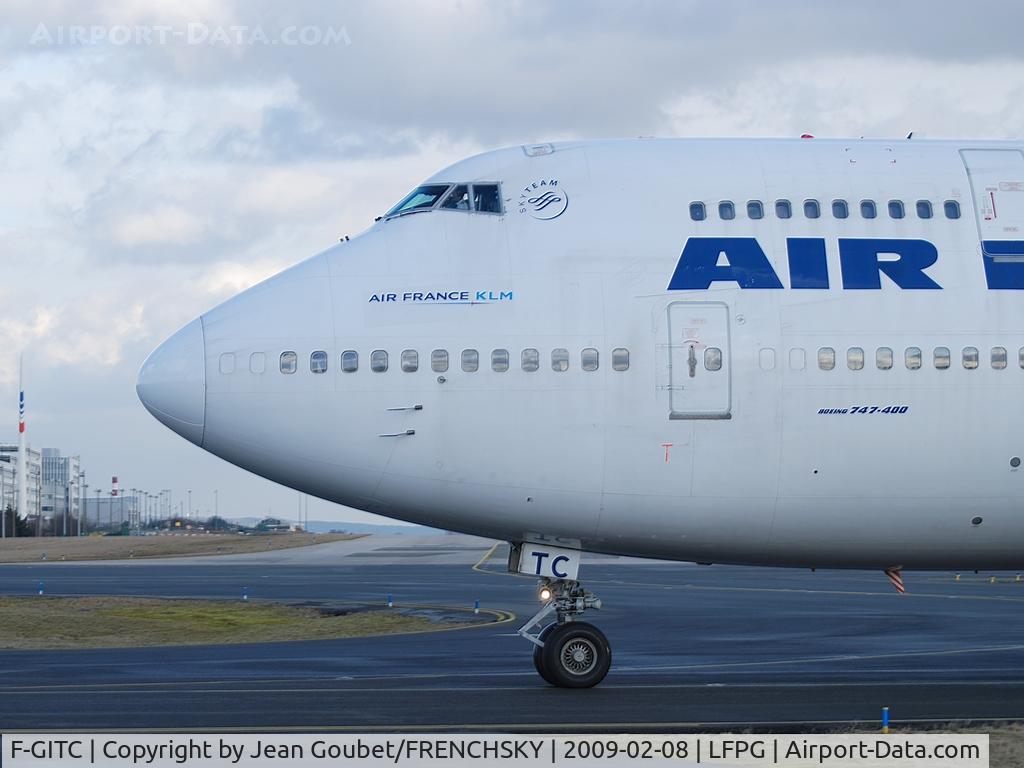F-GITC, 1991 Boeing 747-428 C/N 25344, AF aux //