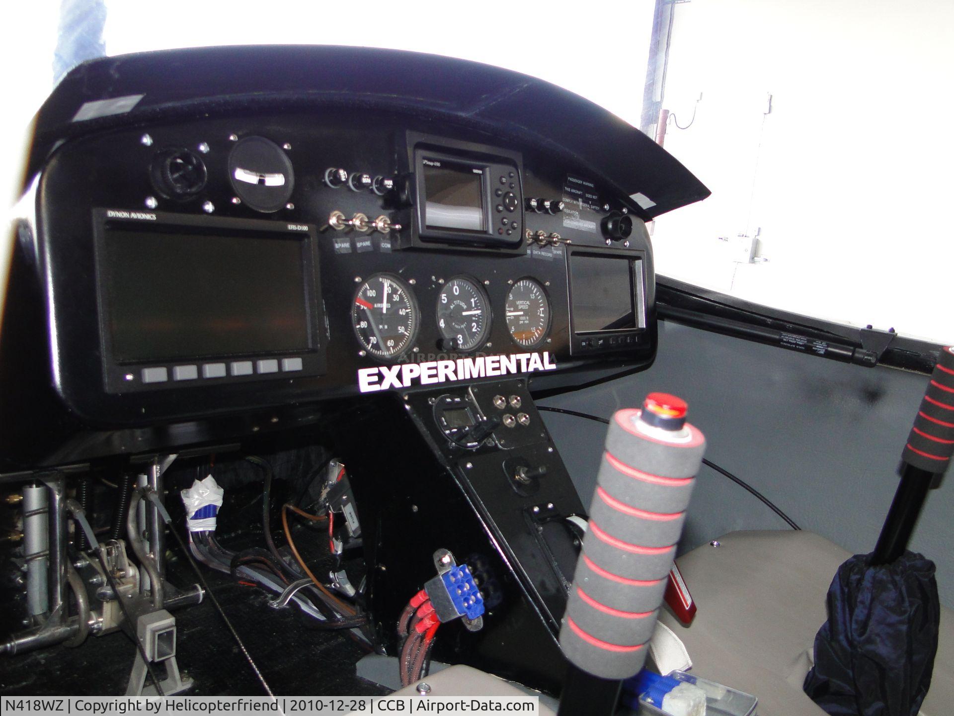 N418WZ, Yuneec E430 C/N YN-E430-0004, Cockpit area
