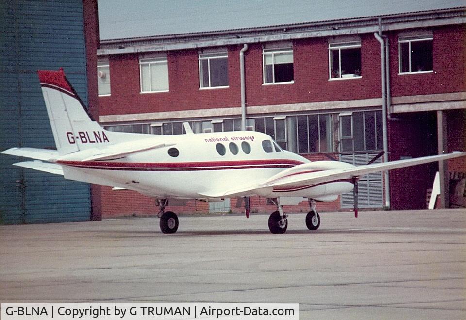 G-BLNA, 1969 Beech B90 King Air C/N LJ-446, Taken in the 1980s, not sure where