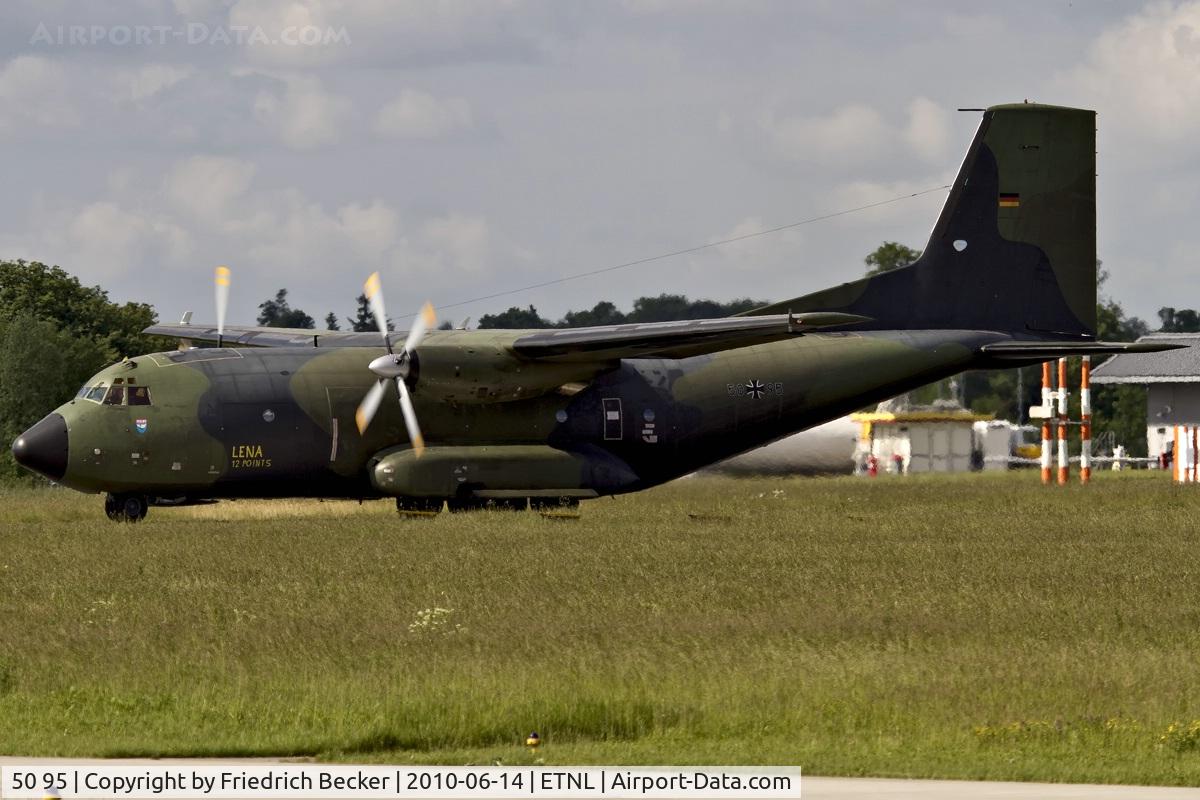 50 95, Transall C-160D C/N D132, backtrack for departure