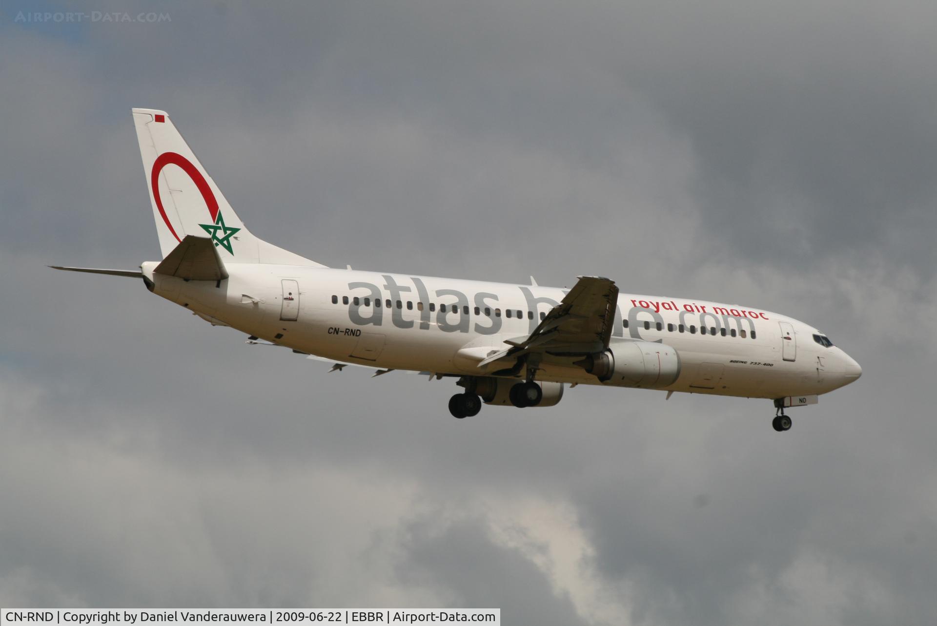 CN-RND, 1994 Boeing 737-4B6 C/N 26530/2588, Arrival of flight 8A0432 to RWY 02