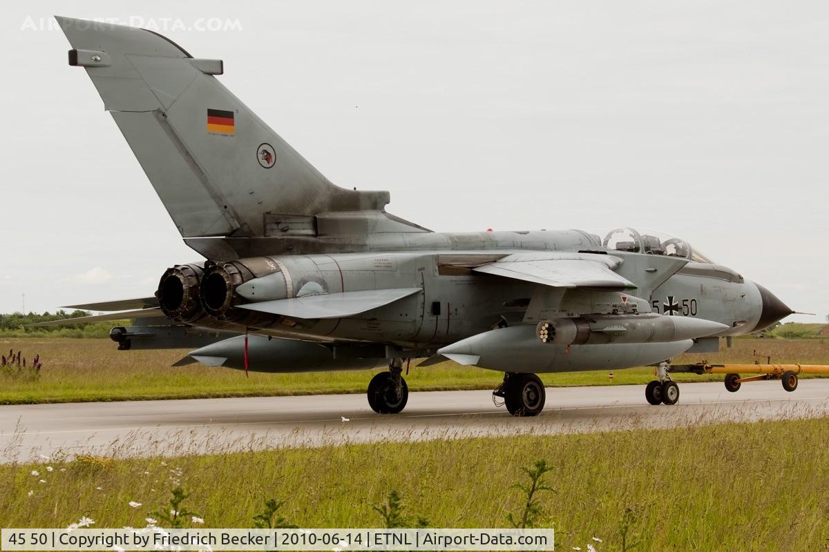 45 50, Panavia Tornado IDS C/N 625/GS198/4250, being towed to the flightline