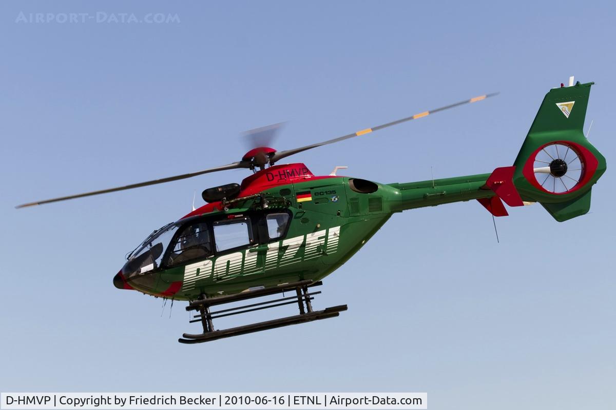 D-HMVP, Eurocopter EC-135P-1 C/N 0030, departing on a training flight out of Laage