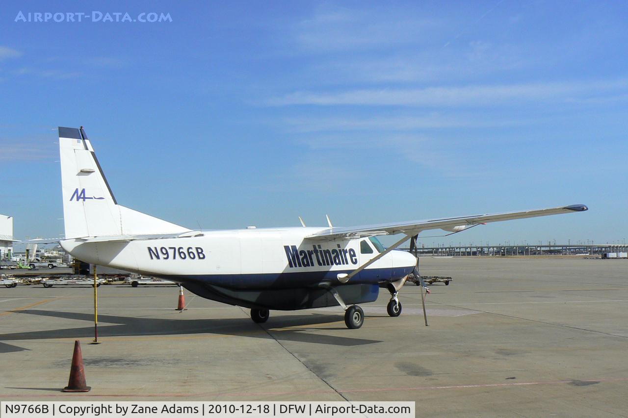 N9766B, 1988 Cessna 208B Grand Caravan C/N 208B0112, Martin Aire Caravan at DFW west freight.