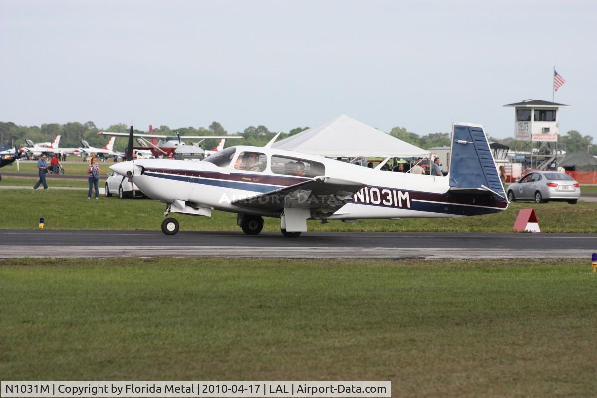 N1031M, 1989 Mooney M20M Bravo C/N 27-0005, M20M
