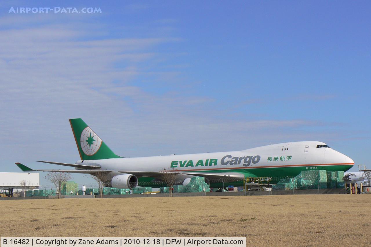 B-16482, 2001 Boeing 747-45EF (SCD) C/N 30608, EVA Ari Cargo at DFW west freight.