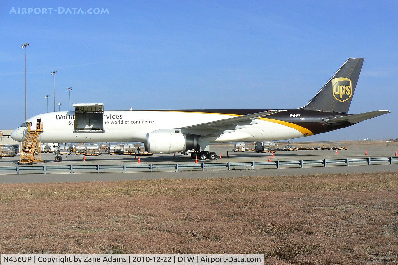 N436UP, 1994 Boeing 757-24APF C/N 25467, On the UPS ramp at DFW Airport
