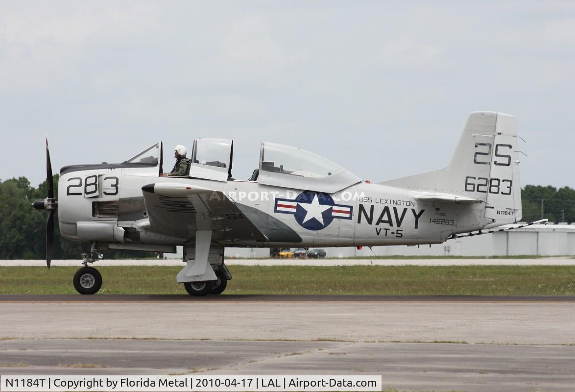 N1184T, 1958 North American T-28C Trojan C/N 252-46 (146283), T-28C