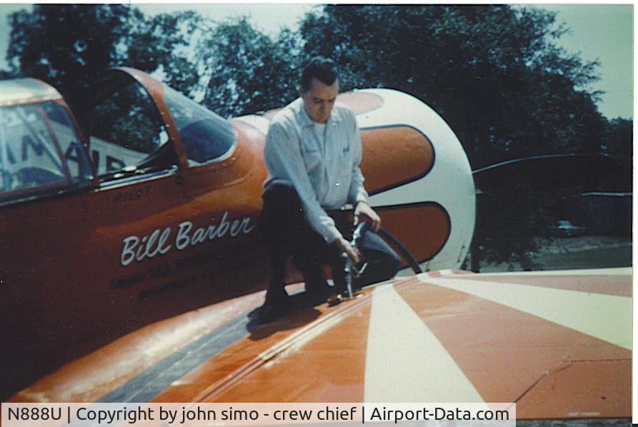 N888U, 1941 Curtiss-Wright A22 C/N 3707, picture taken a couple of years after being rebuilt by john simo - crew chief for bill barber
