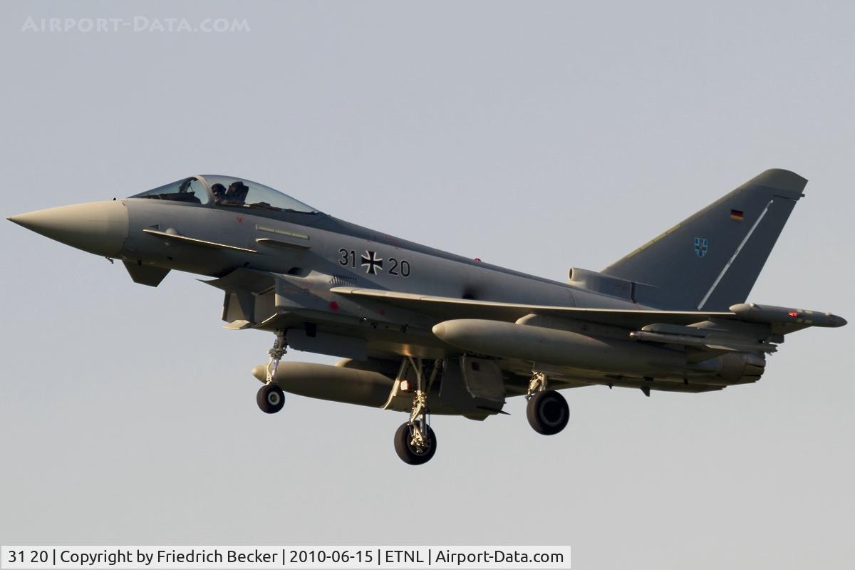 31 20, Eurofighter EF-2000 Typhoon S C/N AS013, on final