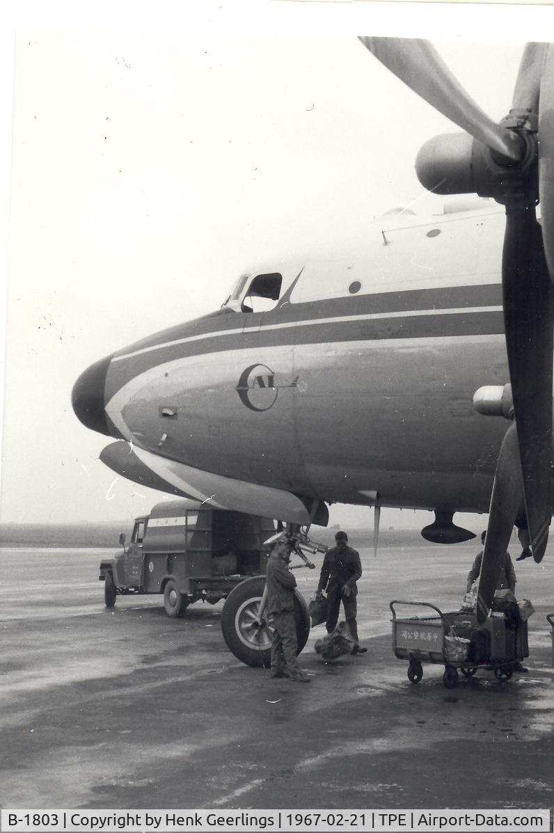B-1803, 1945 Douglas C-54G Skymaster C/N 36030, China Airlines, Taipei