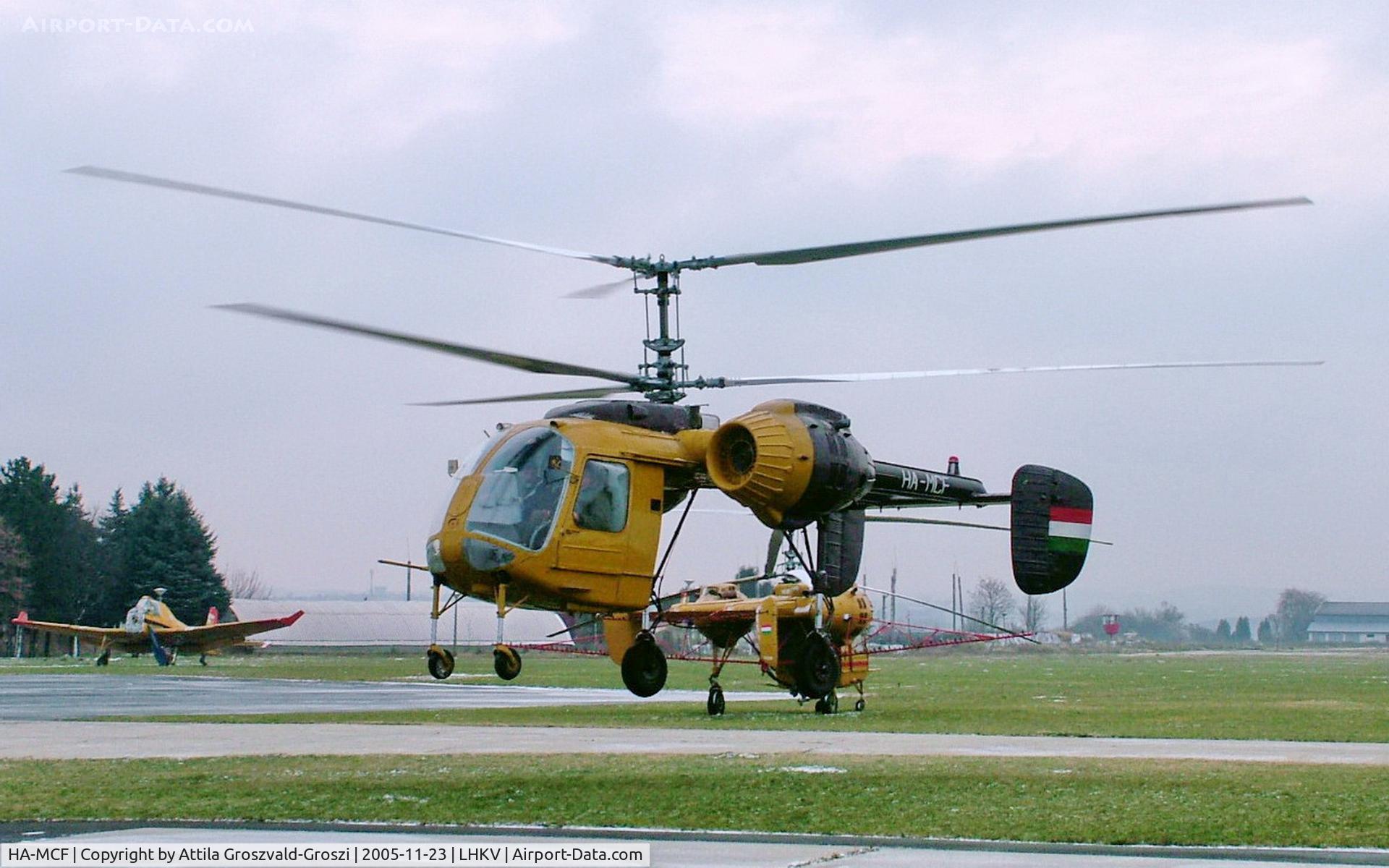 HA-MCF, 1975 Kamov Ka-26 Hoodlum C/N 7505306, Kaposujlak Airport, Acceptance flight after a service.
