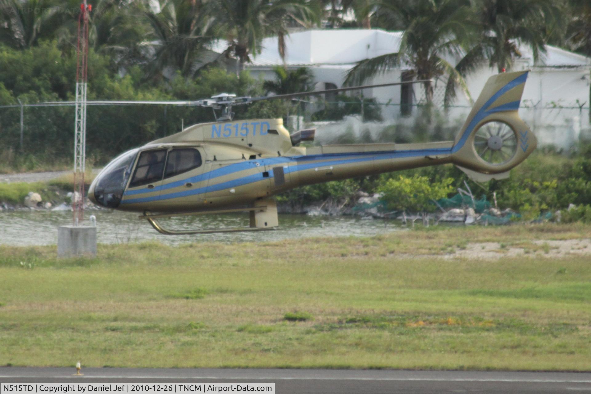 N515TD, 2004 Eurocopter EC-130B-4 (AS-350B-4) C/N 3863, N515TD landing at TNCM