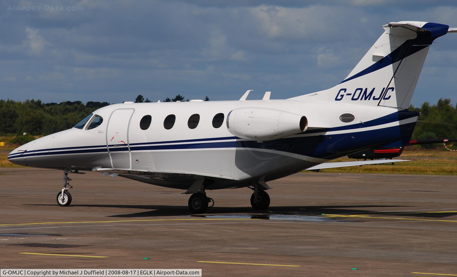 G-OMJC, 2003 Raytheon 390 Premier I C/N RB-88, Premier I at Blsckbushe