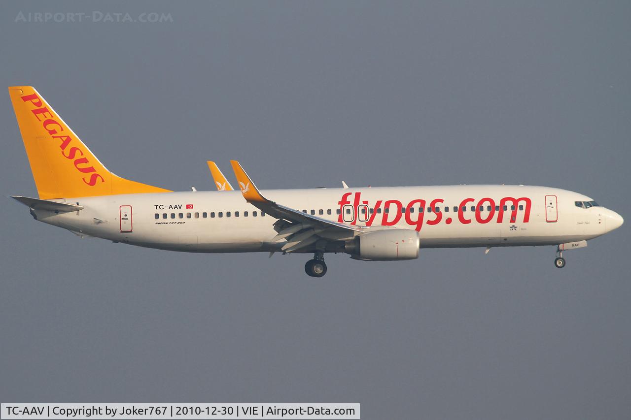 TC-AAV, 2010 Boeing 737-82R C/N 40696, Pegasus Airlines