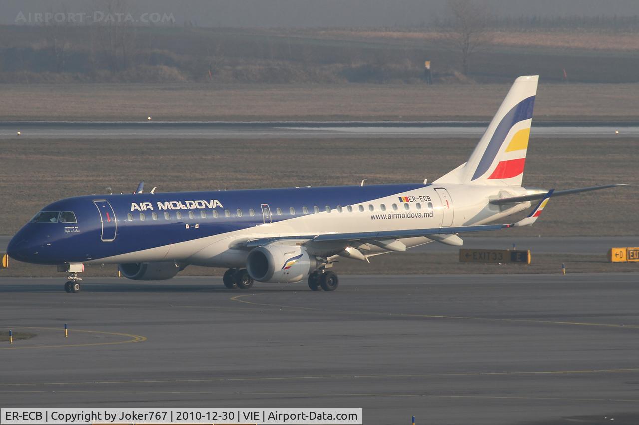 ER-ECB, 2009 Embraer 190LR (ERJ-190-100LR) C/N 19000325, Air Moldova