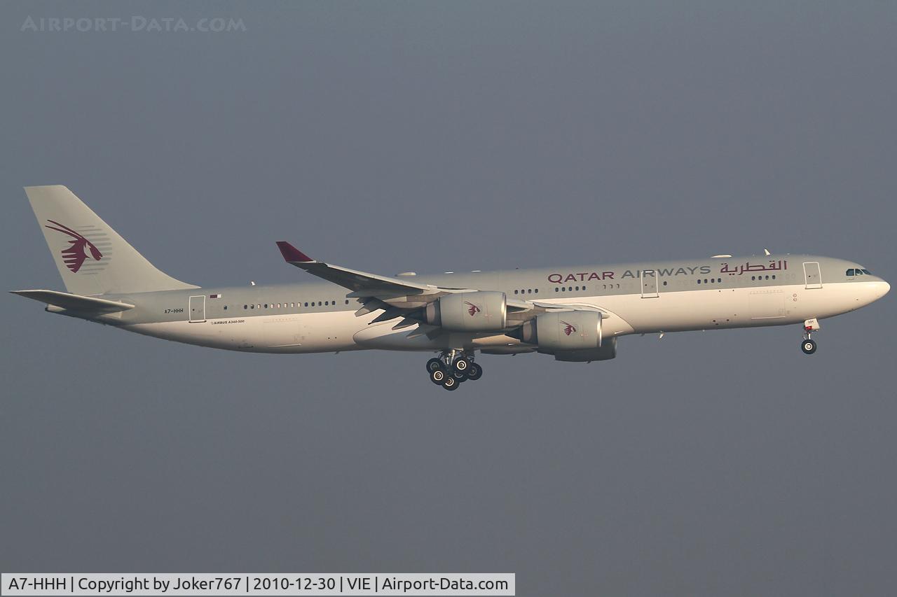 A7-HHH, 2003 Airbus A340-541 C/N 495, Qatar Amiri Flight