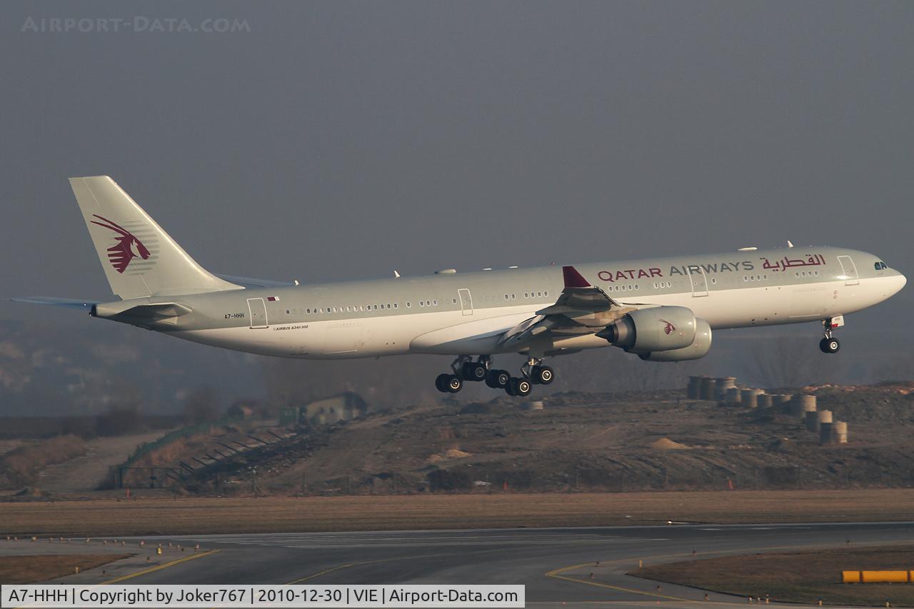 A7-HHH, 2003 Airbus A340-541 C/N 495, Qatar Amiri Flight