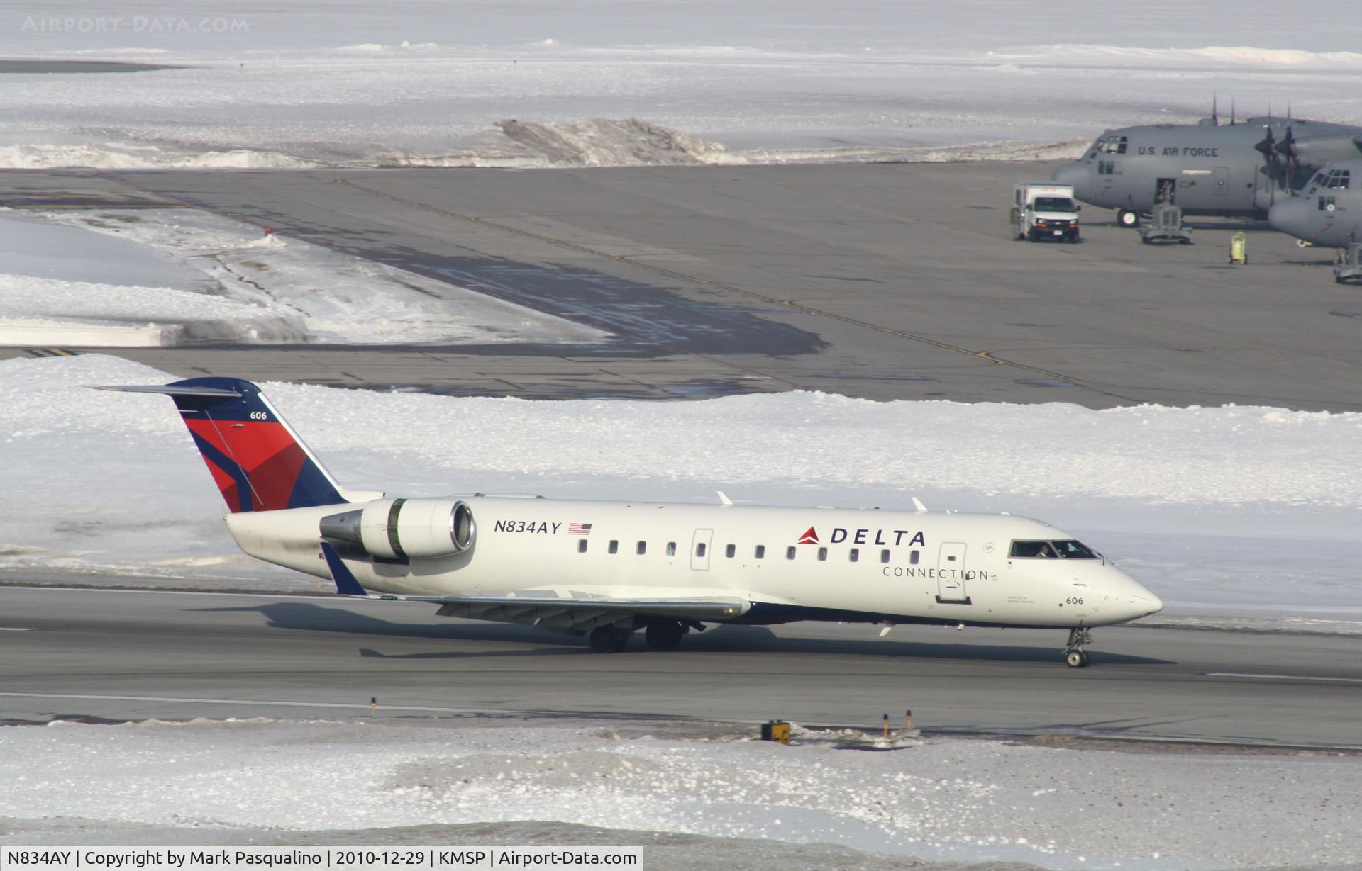 N834AY, 2005 Bombardier CRJ-200LR (CL-600-2B19) C/N 8034, CL-600-2B19