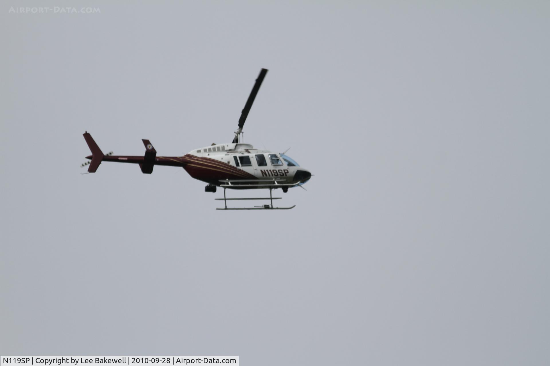 N119SP, 1996 Bell 206L-4 LongRanger LongRanger C/N 52175, While operating over Forest Lake, MN