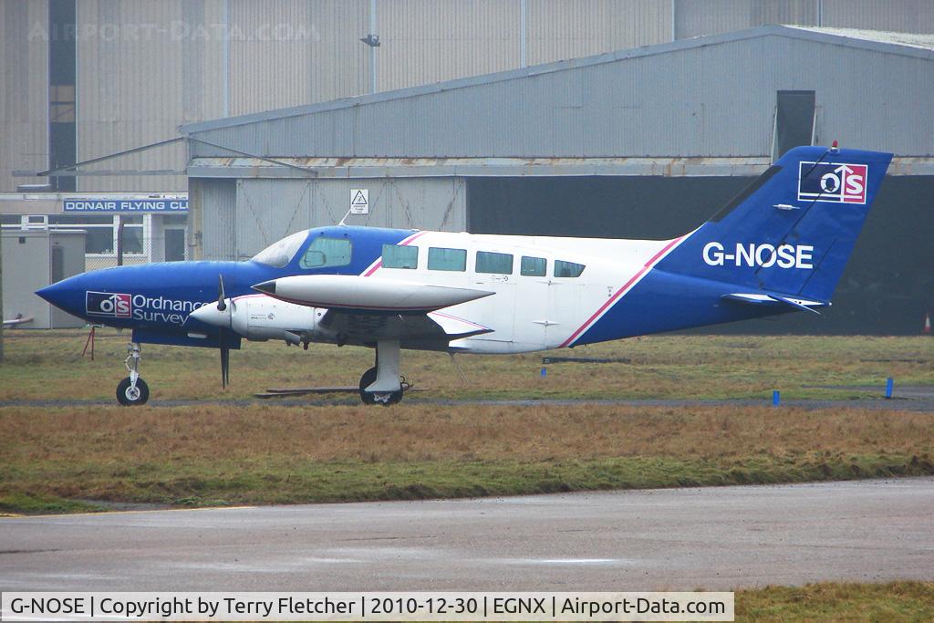 G-NOSE, 1975 Cessna 402B Utililiner C/N 402B-0823, 1975 Cessna CESSNA 402B, c/n: 402B-0823 at East Midlands