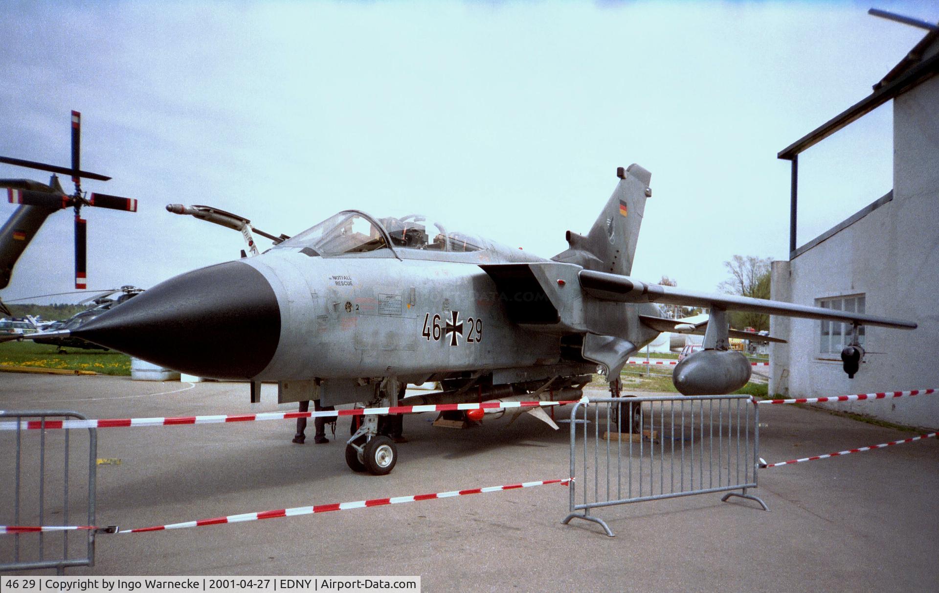 46 29, Panavia Tornado ECR C/N 833/GS262/4329, Panavia Tornado ECR of the German Air Force at AERO 2001, Friedrichshafen