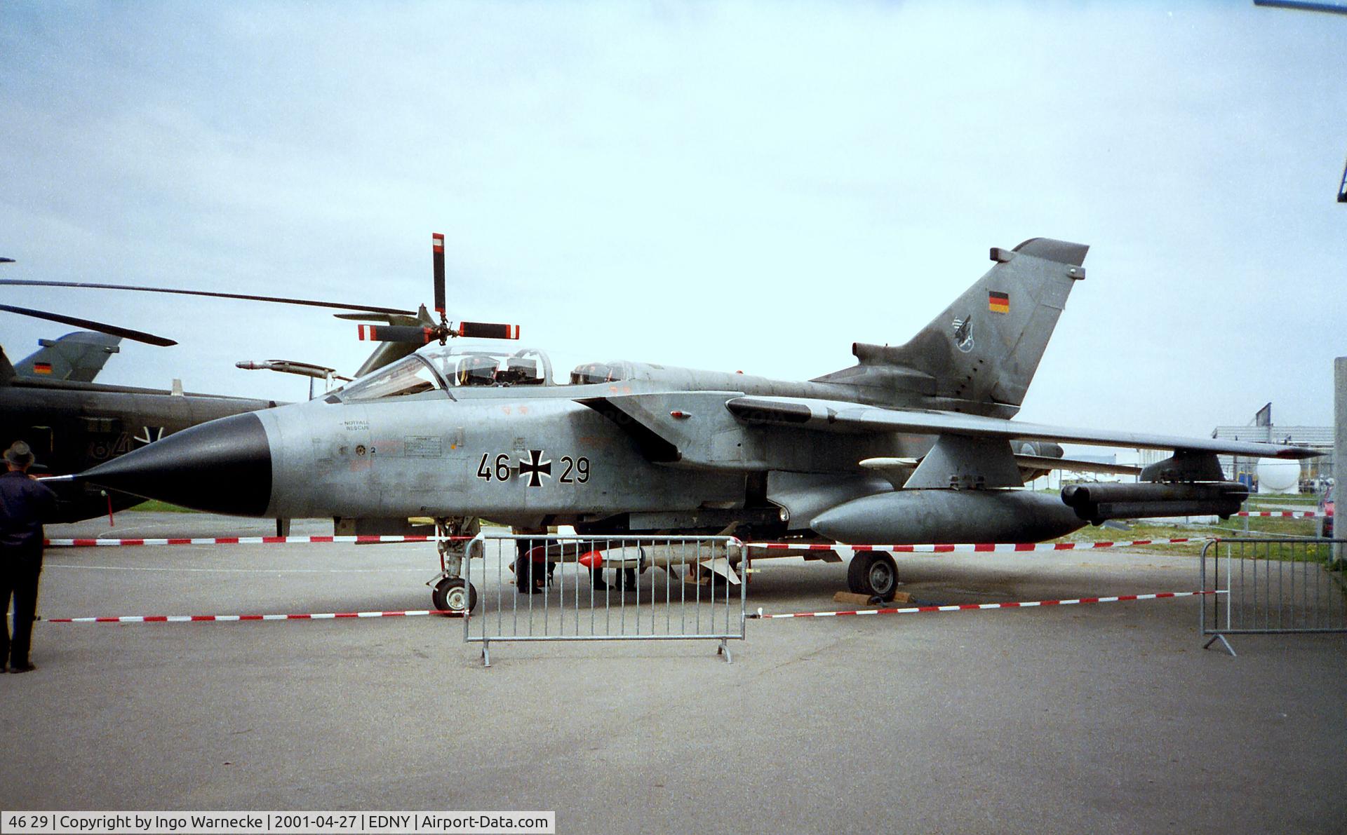 46 29, Panavia Tornado ECR C/N 833/GS262/4329, Panavia Tornado ECR of the German Air Force at AERO 2001, Friedrichshafen
