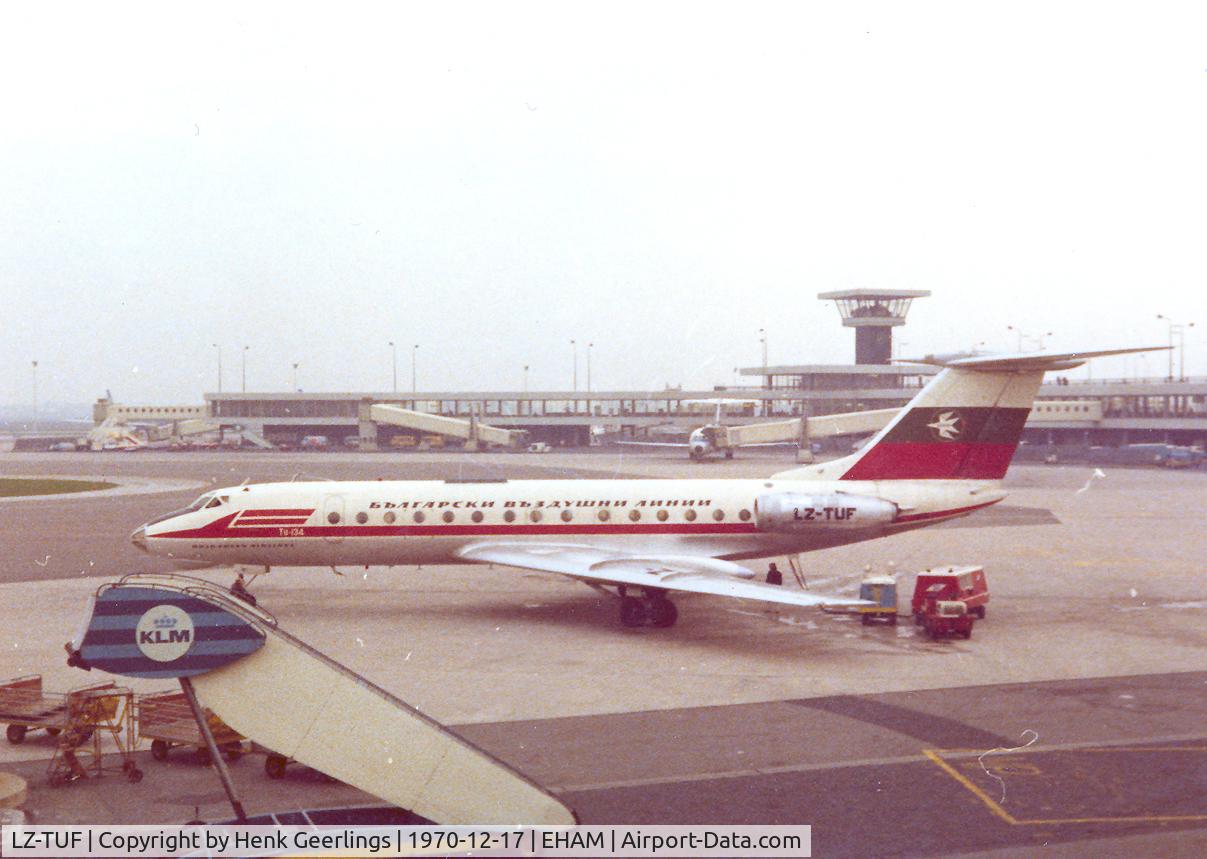 LZ-TUF, 1970 Tupolev Tu-134 C/N 0918, Balkan - Bulgarian Airlines

Scan from photo