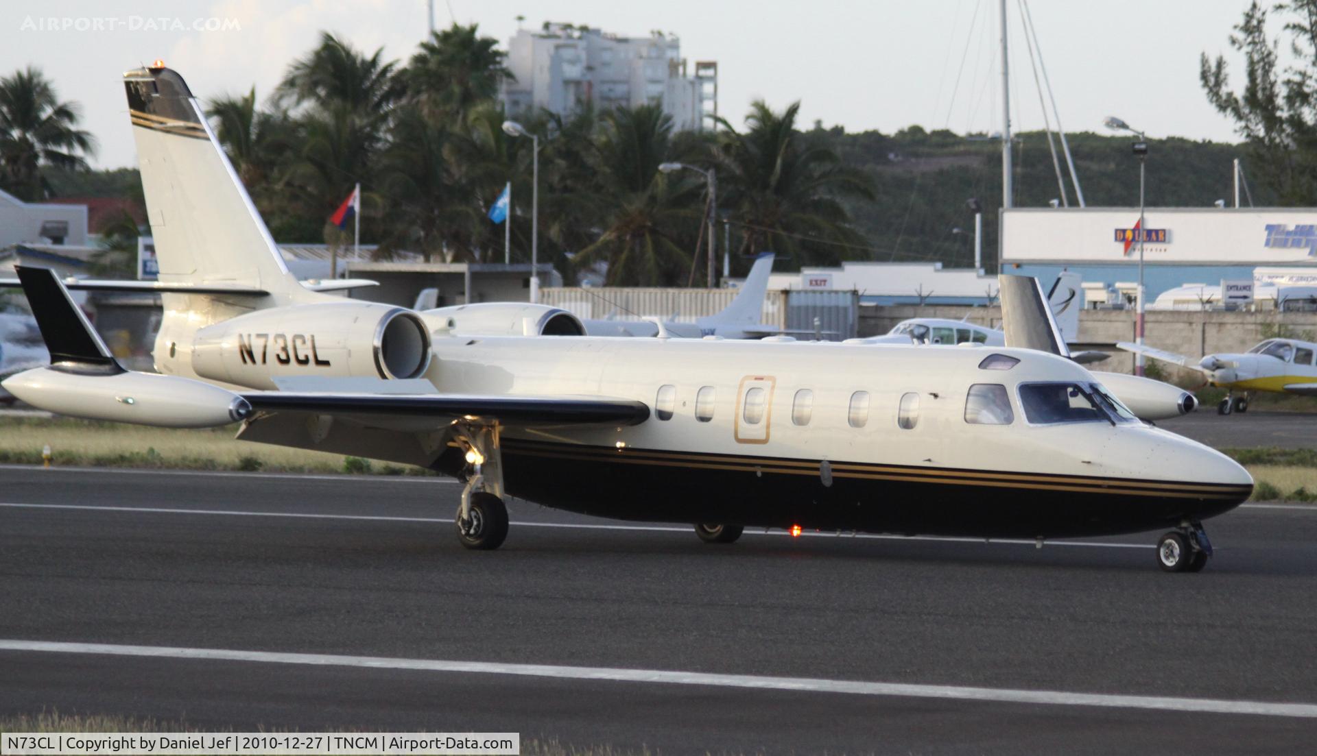 N73CL, Israel Aircraft Industries 1124A C/N 365, N73CL just landed at TNCM