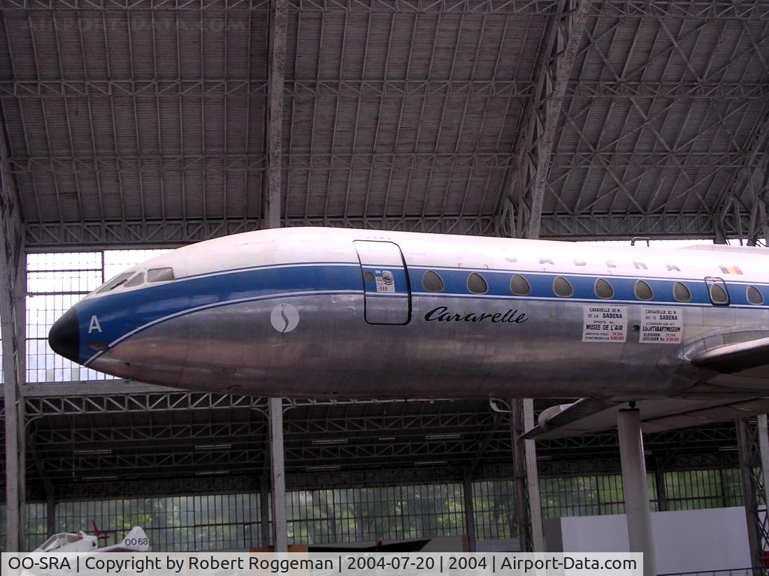 OO-SRA, 1961 Sud Aviation SE-210 Caravelle VI-N C/N 64, Preserved Brussels Air Museum. SABENA colors