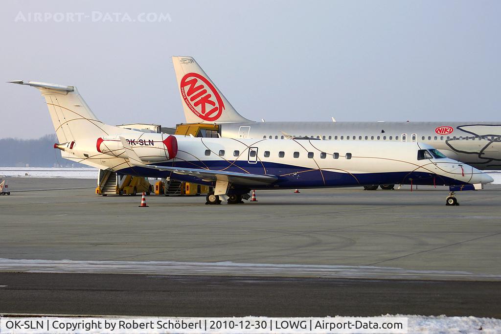 OK-SLN, 2004 Embraer EMB-135BJ Legacy 600 C/N 14500796, OK-SLN @ LOWG