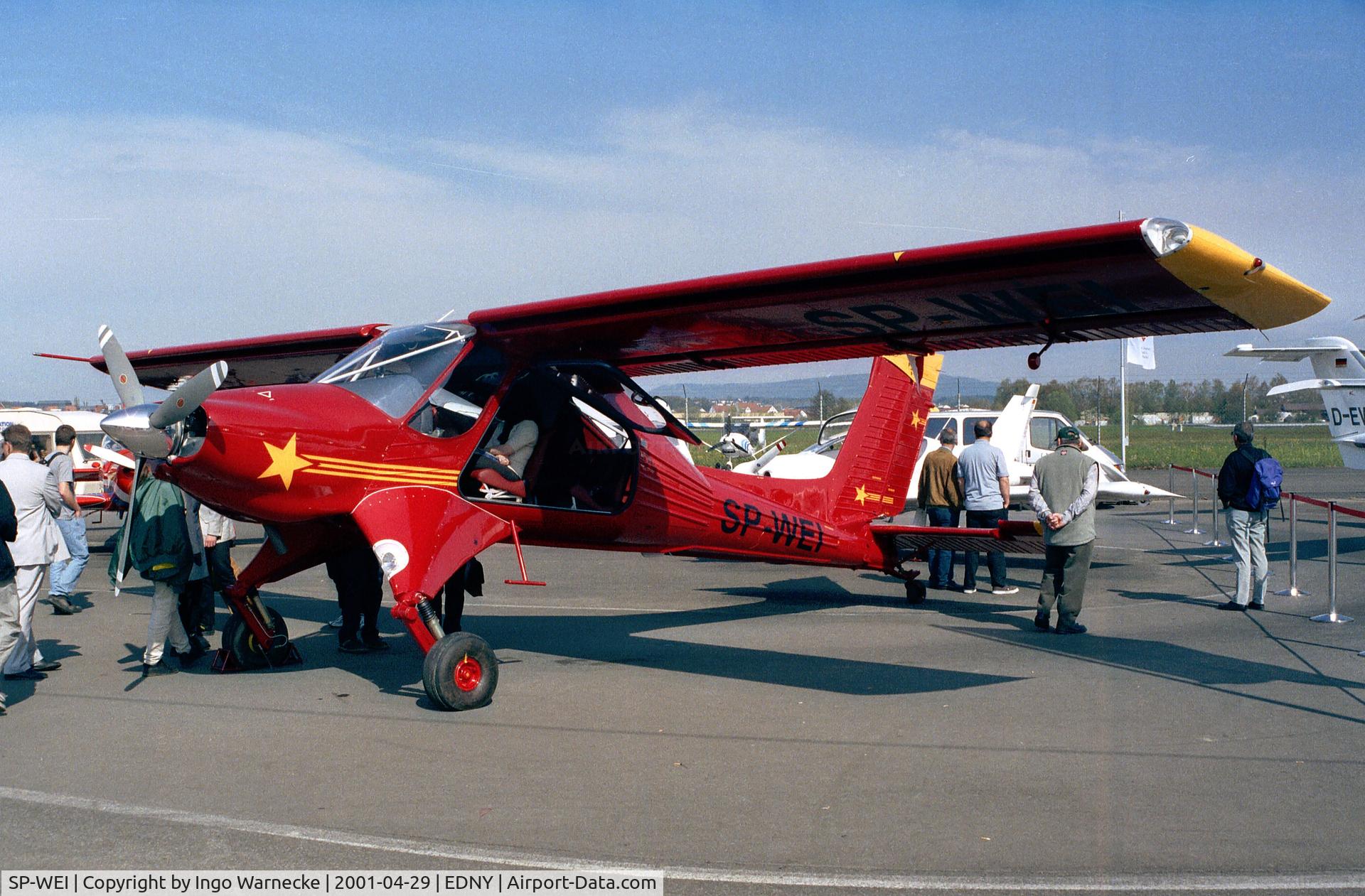 SP-WEI, 2001 PZL-Okecie PZL-104M Wilga 2000 C/N 00010010, PZL-104M Wilga 2000 at the AERO 2001, Friedrichshafen
