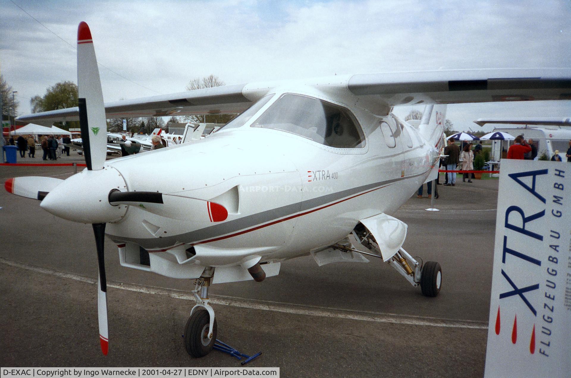 D-EXAC, 2001 Extra EA-400 C/N 18, Extra EA-400 at the AERO 2001, Friedrichshafen
