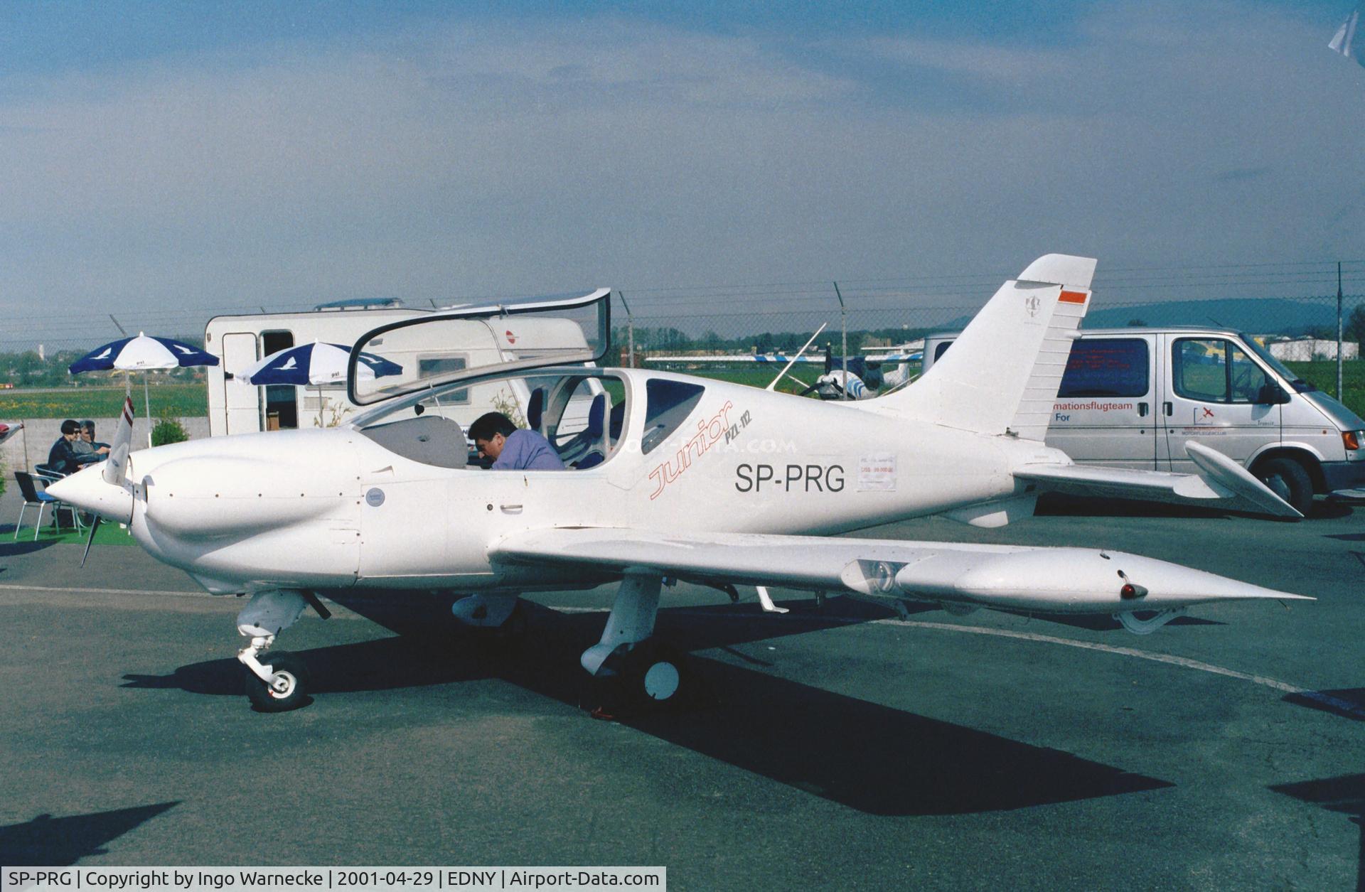 SP-PRG, PZL-Okecie PZL-112 Junior C/N 001, PZL-112 Junior at the AERO 2001, Friedrichshafen