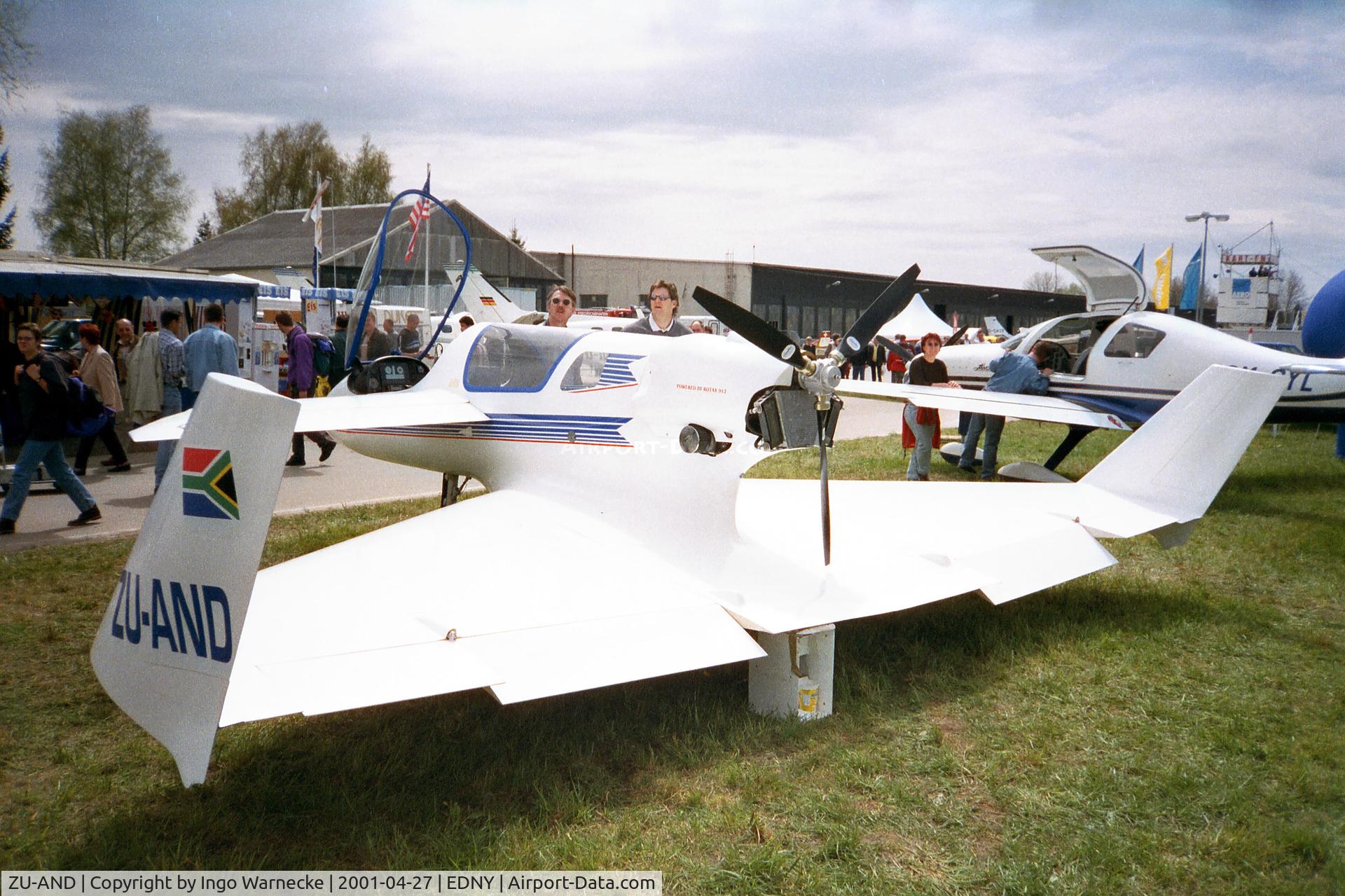 ZU-AND, Richter Delta Dart II Bateleur C/N DD-10, Richter Delta Dart II Bateleur at the AERO 2001, Friedrichshafen