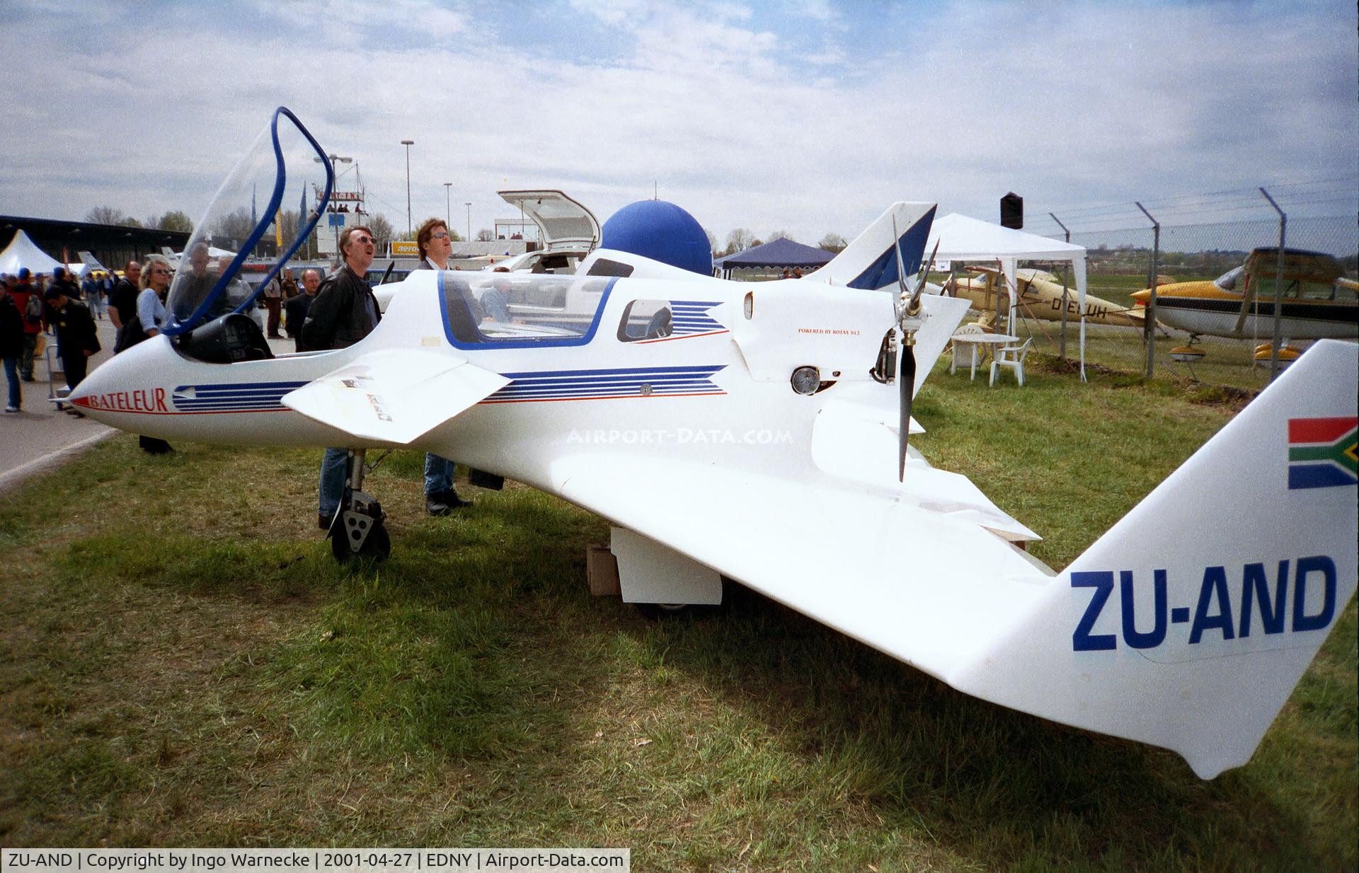 ZU-AND, Richter Delta Dart II Bateleur C/N DD-10, Richter Delta Dart II Bateleur at the AERO 2001, Friedrichshafen