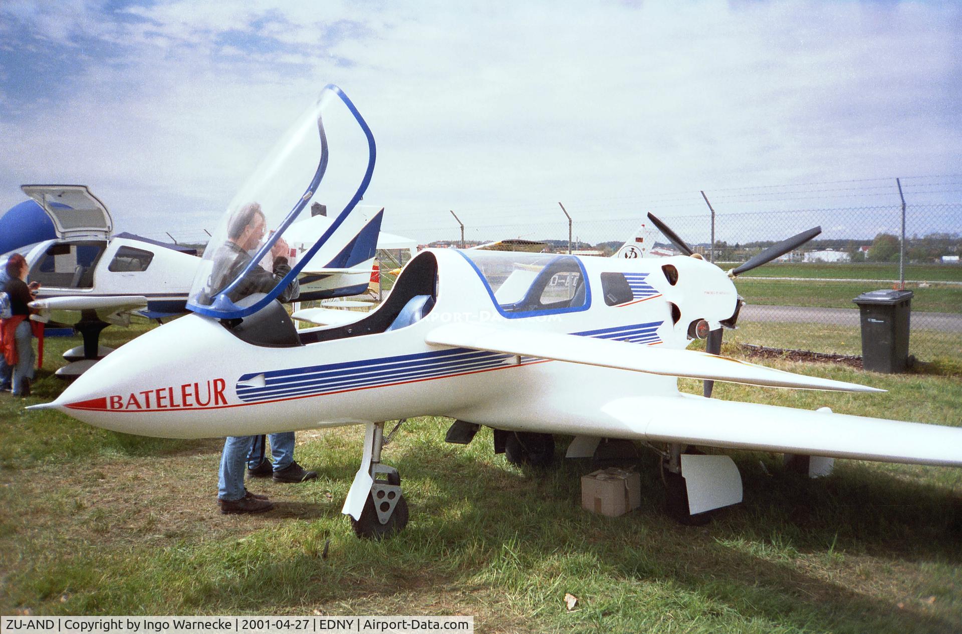 ZU-AND, Richter Delta Dart II Bateleur C/N DD-10, Richter Delta Dart II Bateleur at the AERO 2001, Friedrichshafen