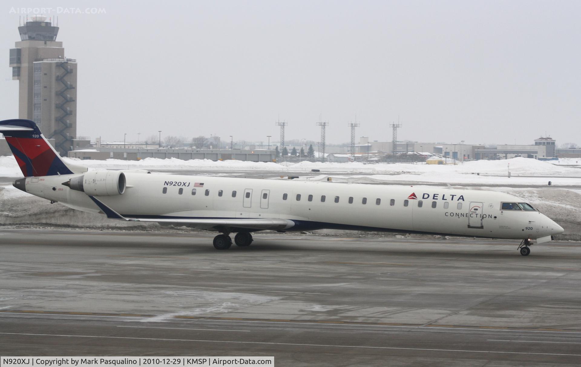 N920XJ, 2008 Bombardier CRJ-900ER (CL-600-2D24) C/N 15167, CL600-2D24