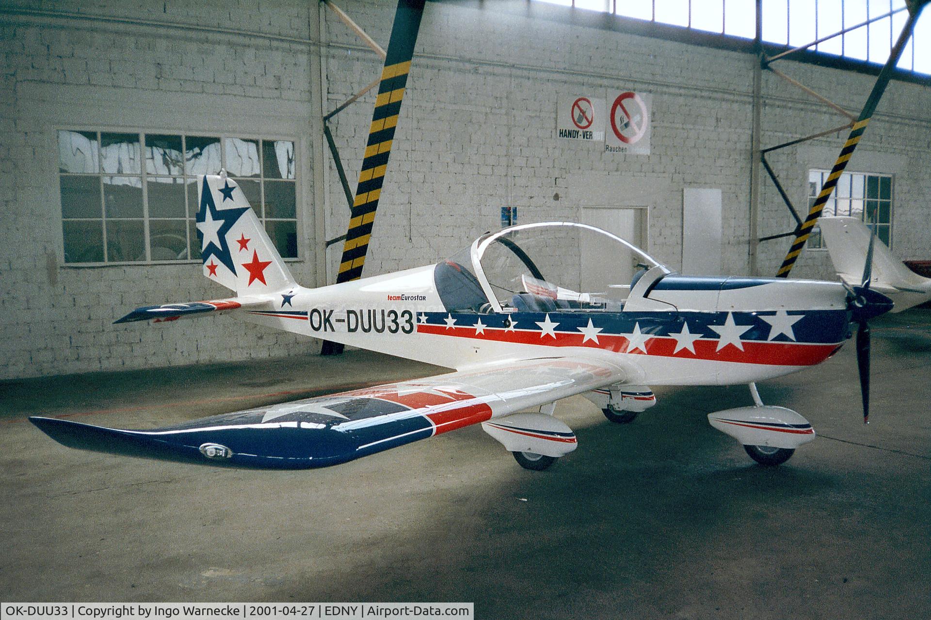 OK-DUU33, Airsport Viladamat Evektor EV-97 Eurostar C/N Not found, Evektor-Aerotechnik EV-97 Eurostar at the AERO 2001, Friedrichshafen
