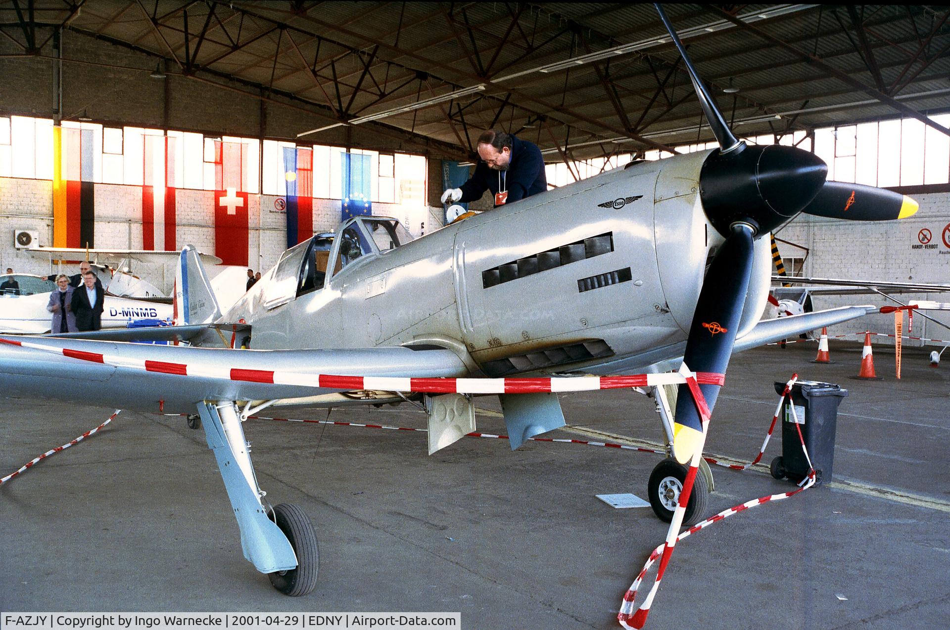 F-AZJY, 1998 Caudron JN-760-C1 replica C/N 01, Caudron-Renault JN 760 C1 replica at the AERO 2001, Friedrichshafen